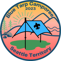 Blue Tarp Camporee 2023 patch 520x521